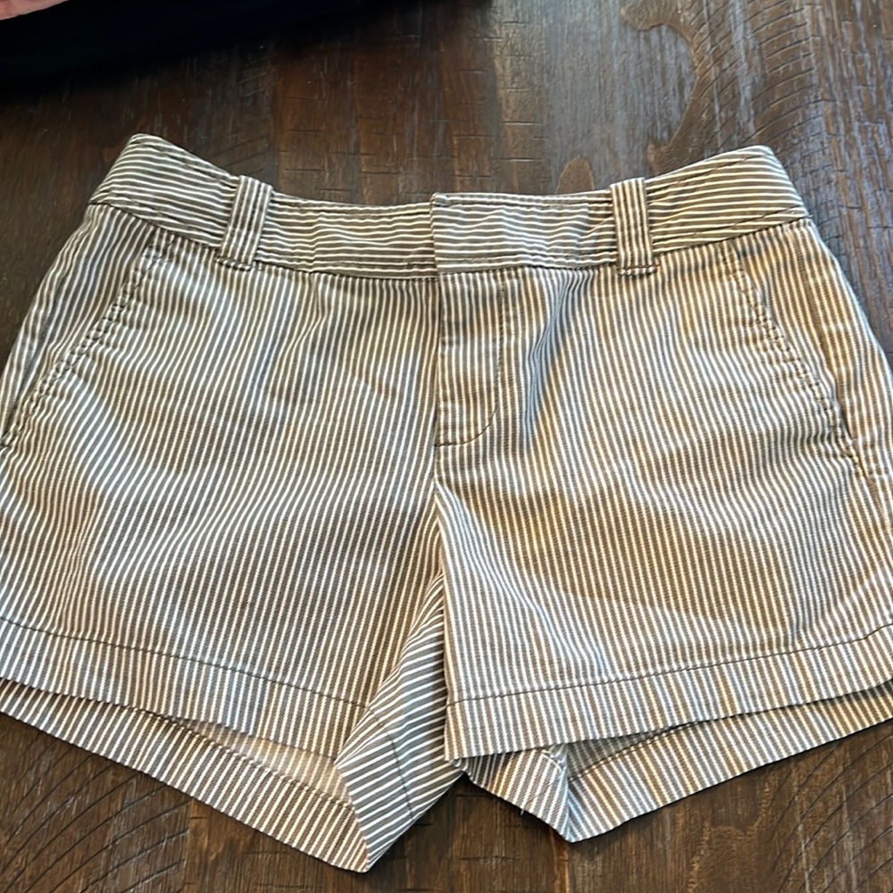 Green and white New York and Company Size 4 Shorts